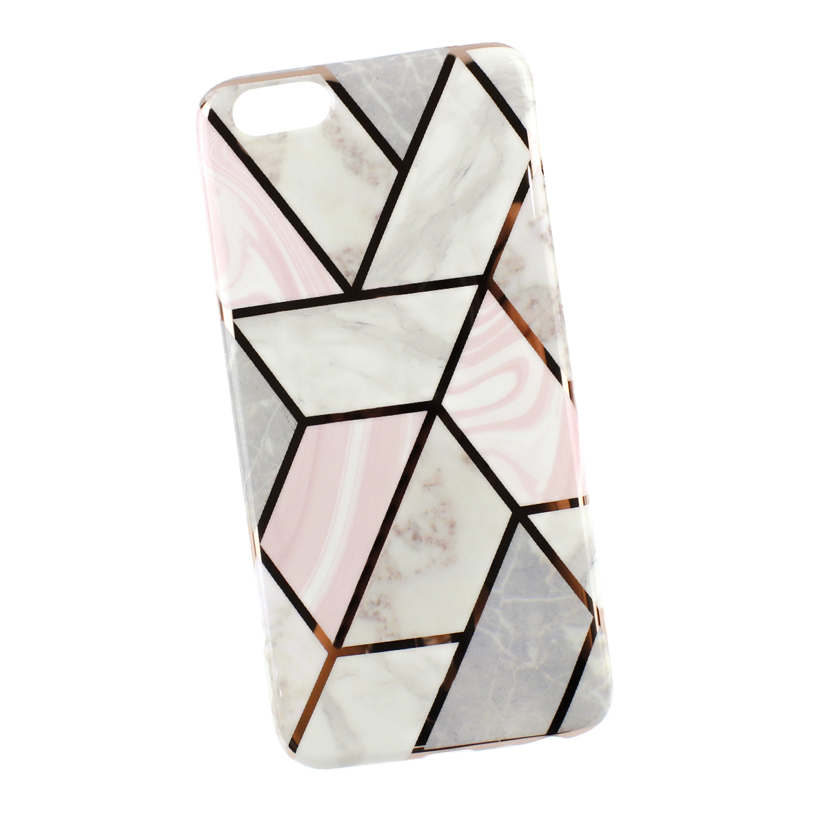 Funda Case Triche para IPHONE 6 | IPHONE 6S Diseño Mármol Geométrico Color Blanco