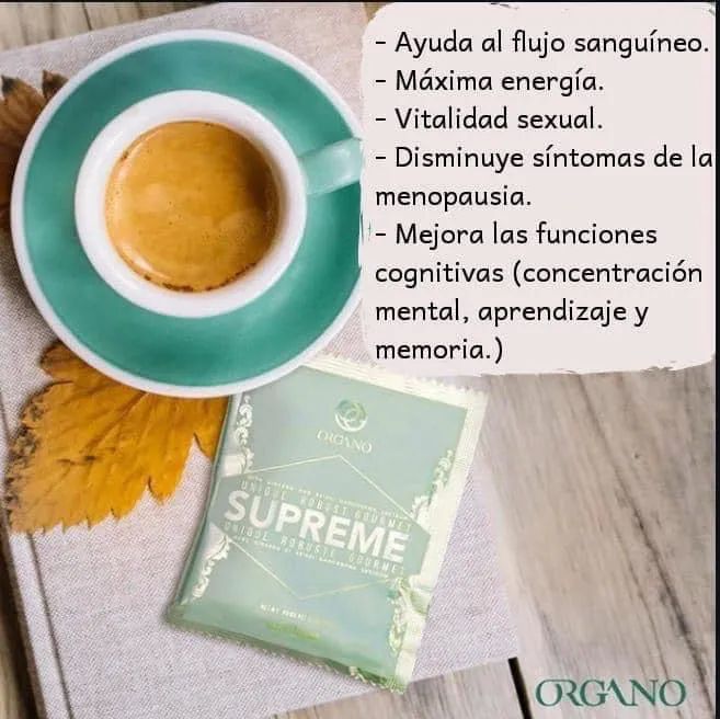 Café Organo Gold Supreme, Consigue Más Energía En Tu Día