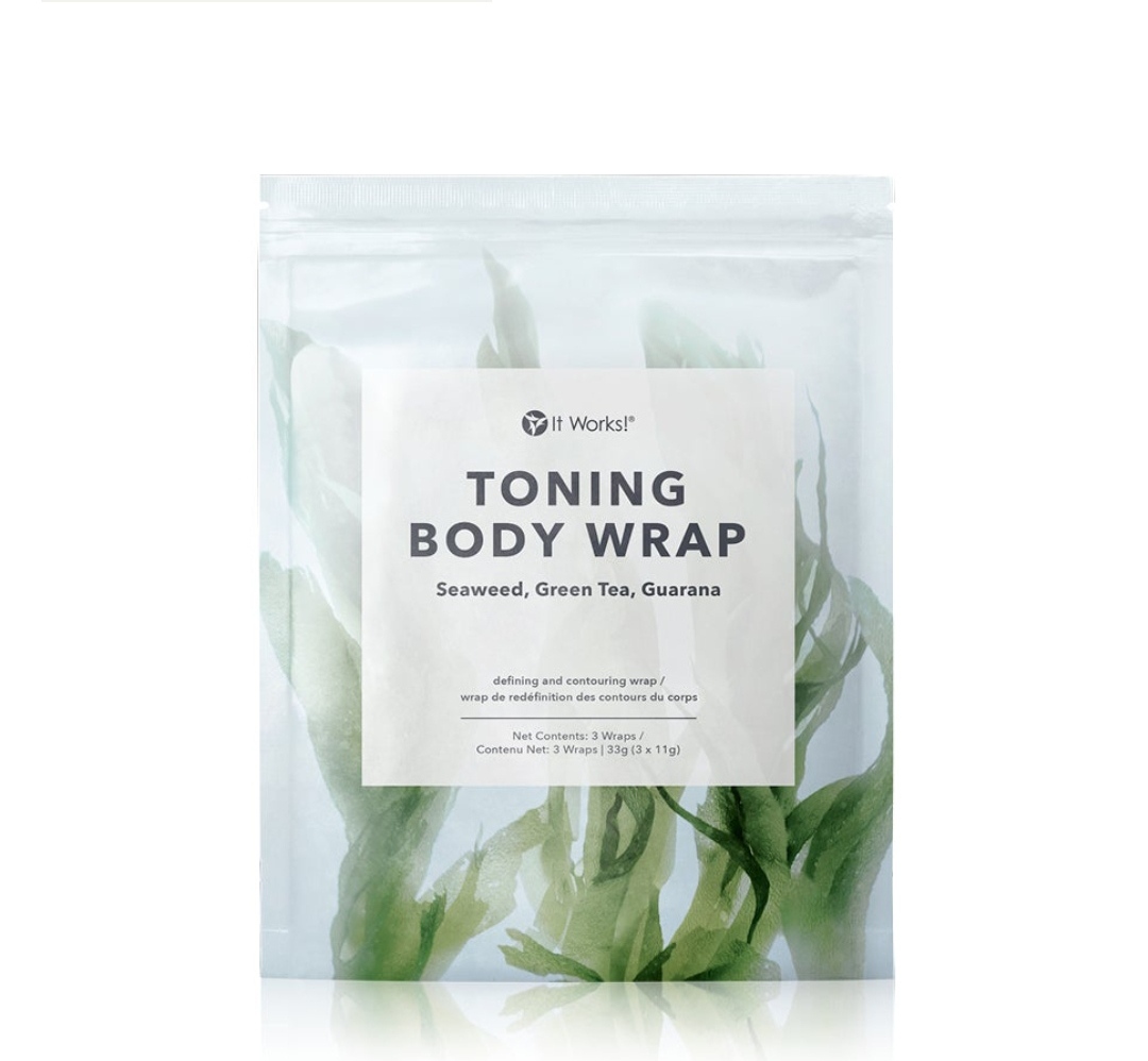 TONING BODY WRAP 33G PARCHES PACK TE VERDE GUARANA 