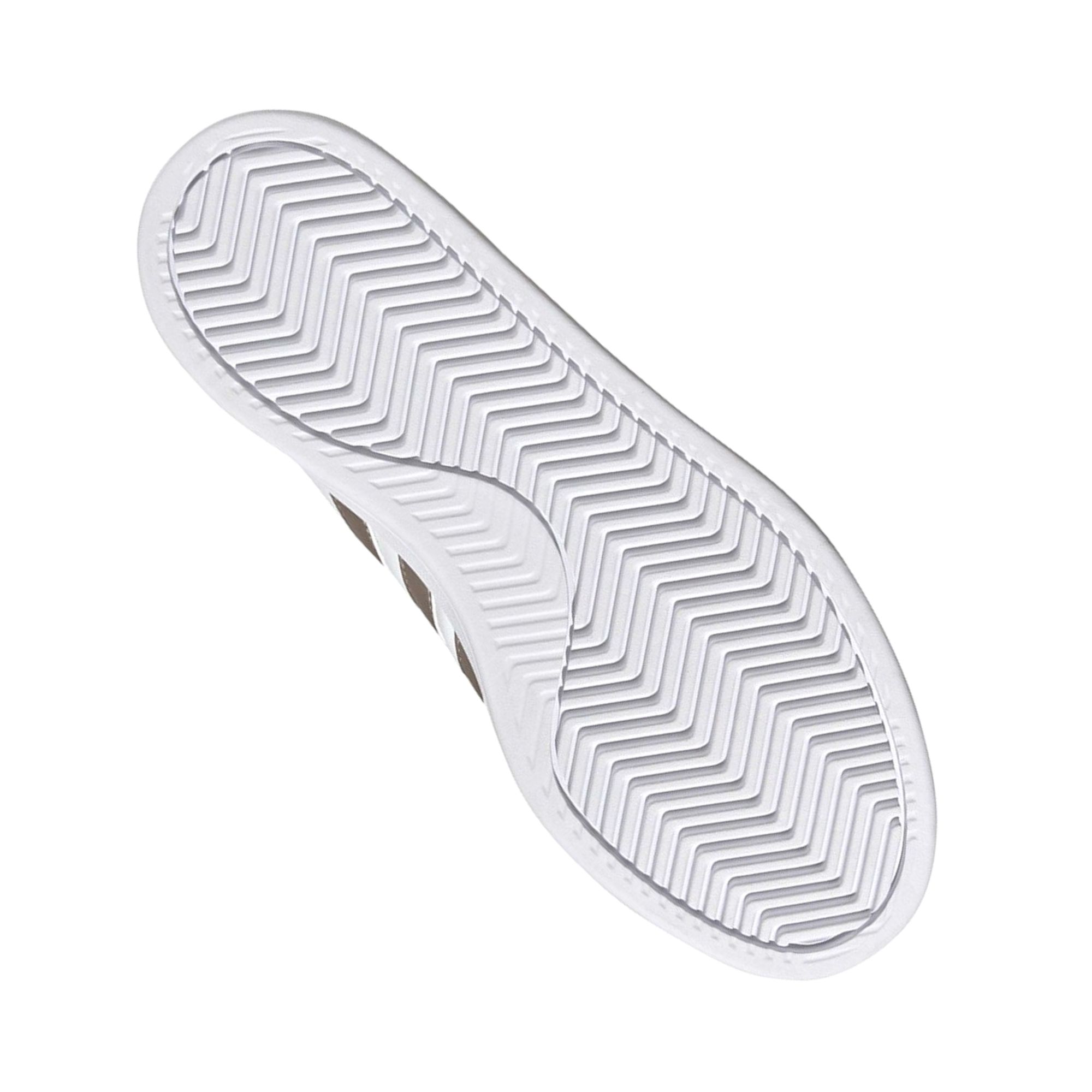 Tenis Adidas Grand Court 2.0 Lifestyle Blanco con Dorado Unisex Originales GW9215