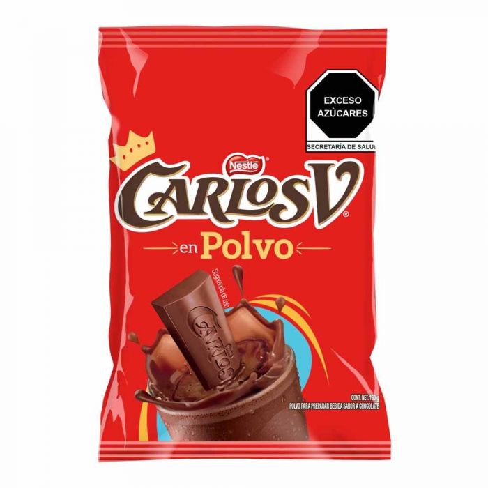 Chocolate En Polvo Carlos V Bolsa Bebida Especial 160g