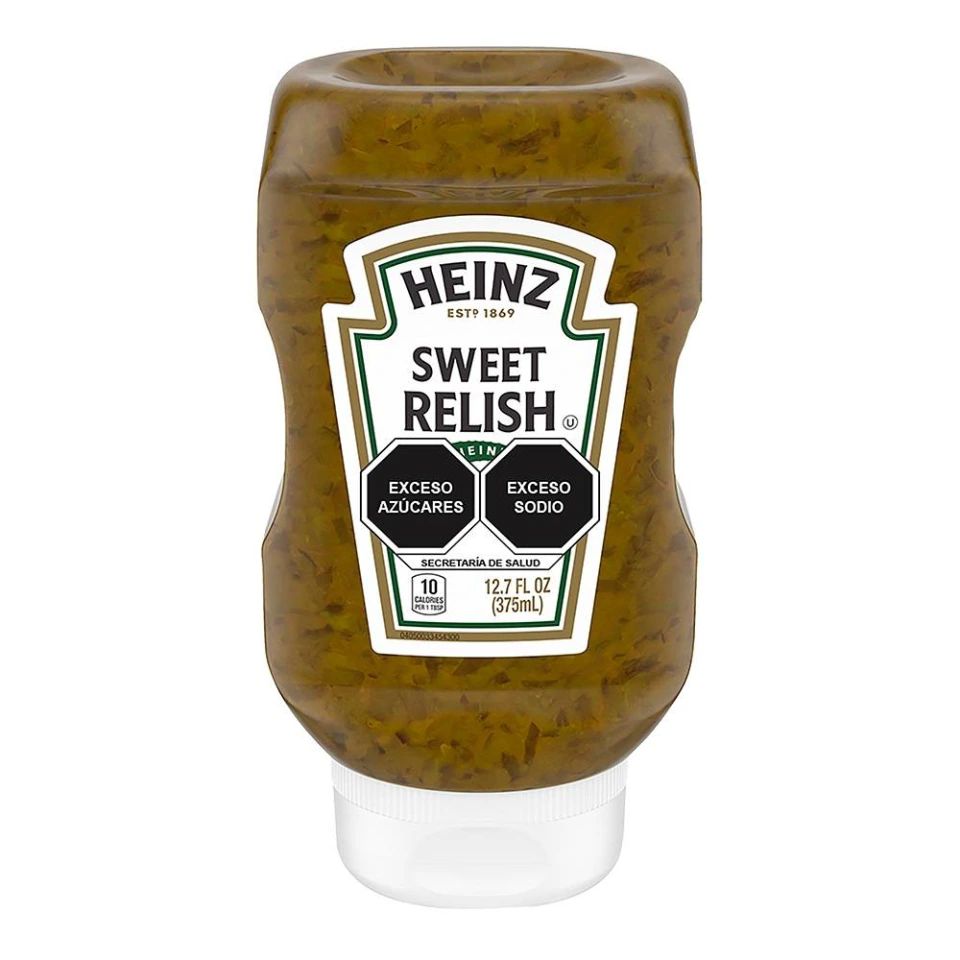 Pepinillos Dulces Picados Heinz Sweet Relish 369 Gr Salsa