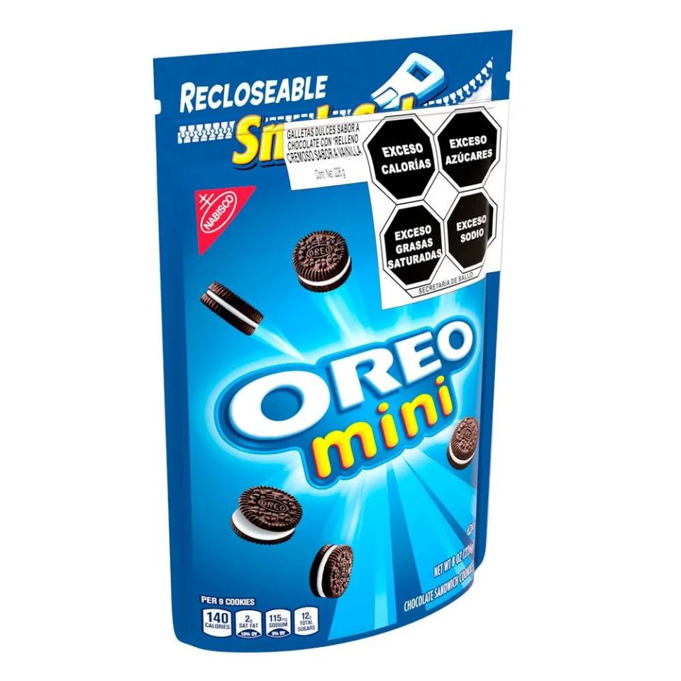 Galleta Oreo Mini De Chocolate Y Vainilla 226g Importada Usa