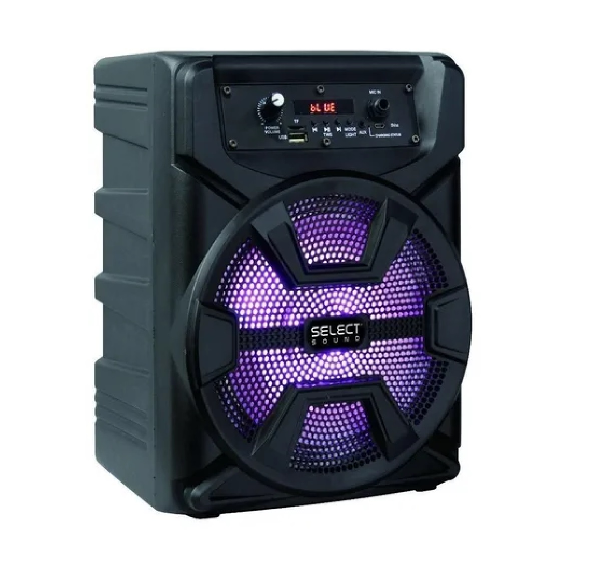 Bocina Select Sound con bluetooth negra