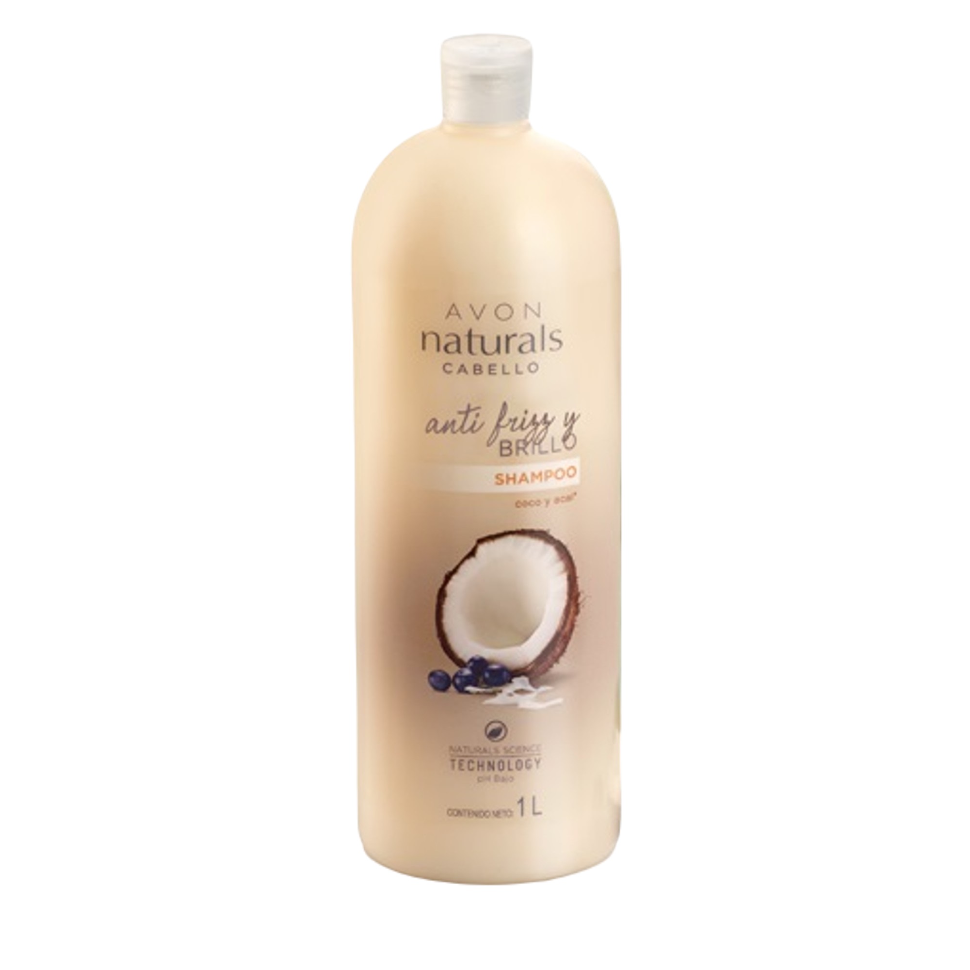 Shampoo Para El Cabello Coco Y Acai Naturals Avon