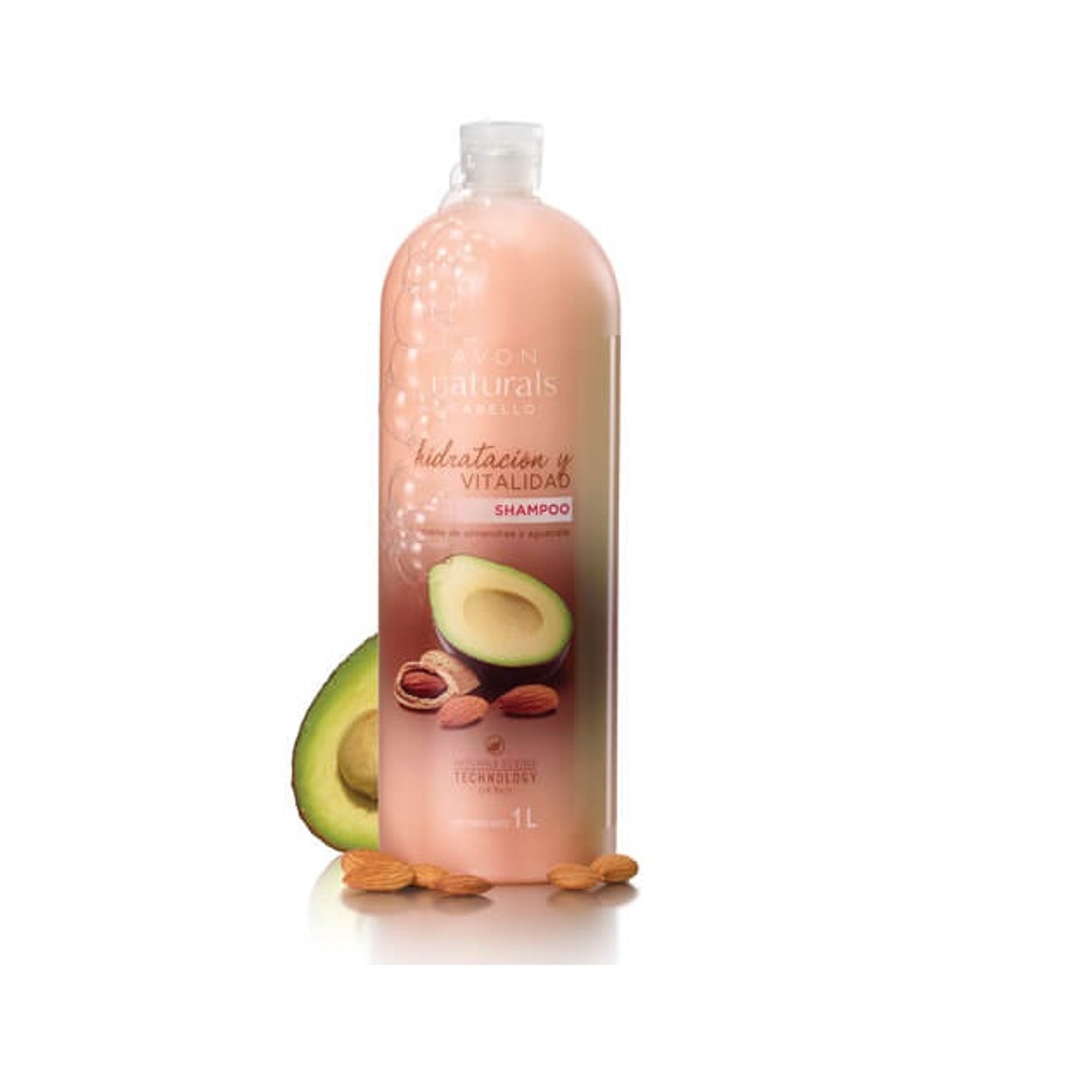 Shampoo Para El Cabello Almendras Y Aguacate Naturals Avon
