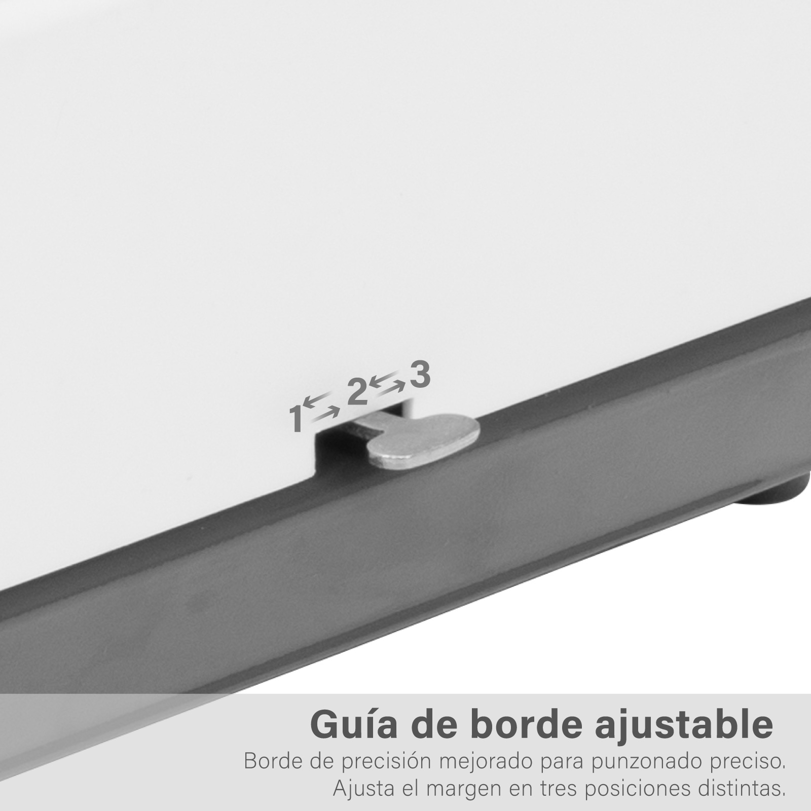 Engargoladora de 21 Agujeros Encuadernación de 250 Hojas Margen Ajustable para Tamaño Carta y A4