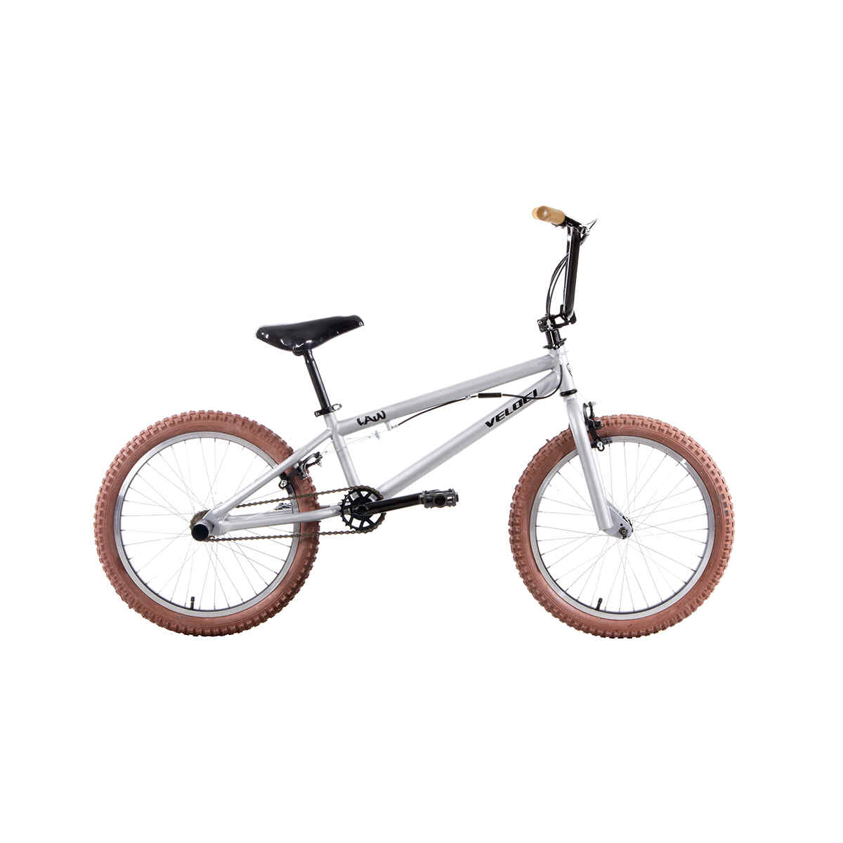 Bicicleta Veloci Law Freestyle Rodada 20 Plata BMX