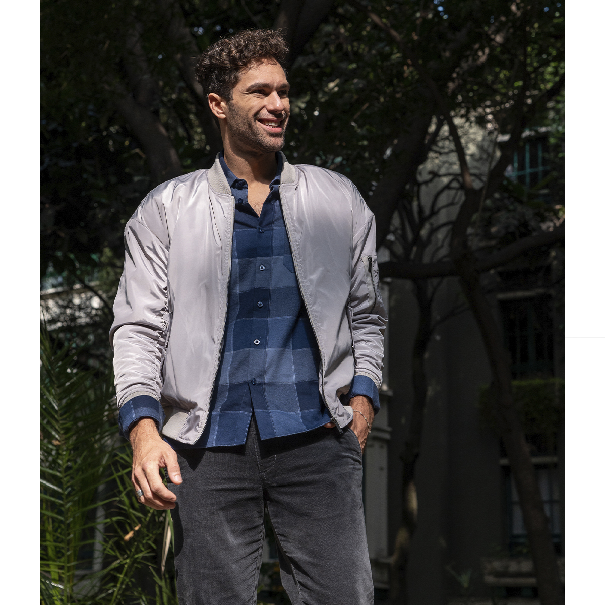 Chamarra Bomber Para Hombre Generra 228409