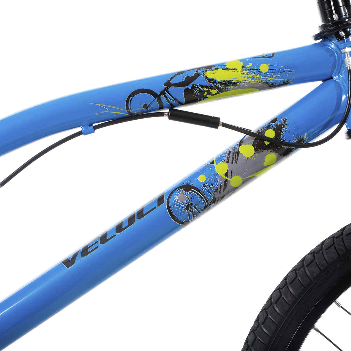 Bicicleta Veloci BMX Freestyle Rodada 20 Azul Urbana