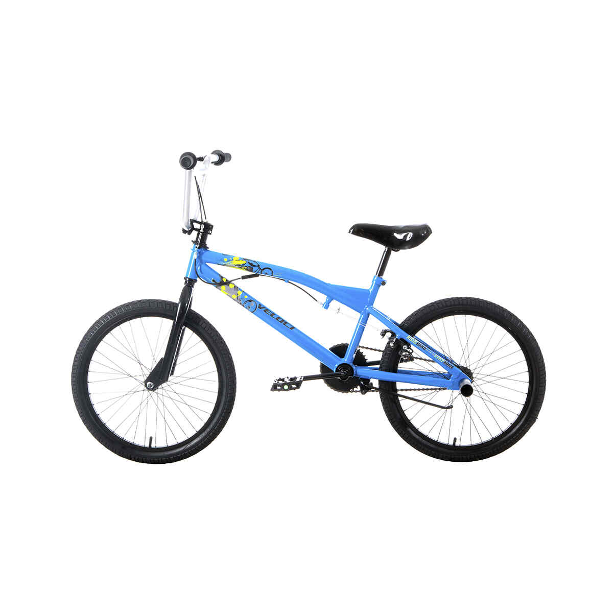 Bicicleta Veloci BMX Freestyle Rodada 20 Azul Urbana