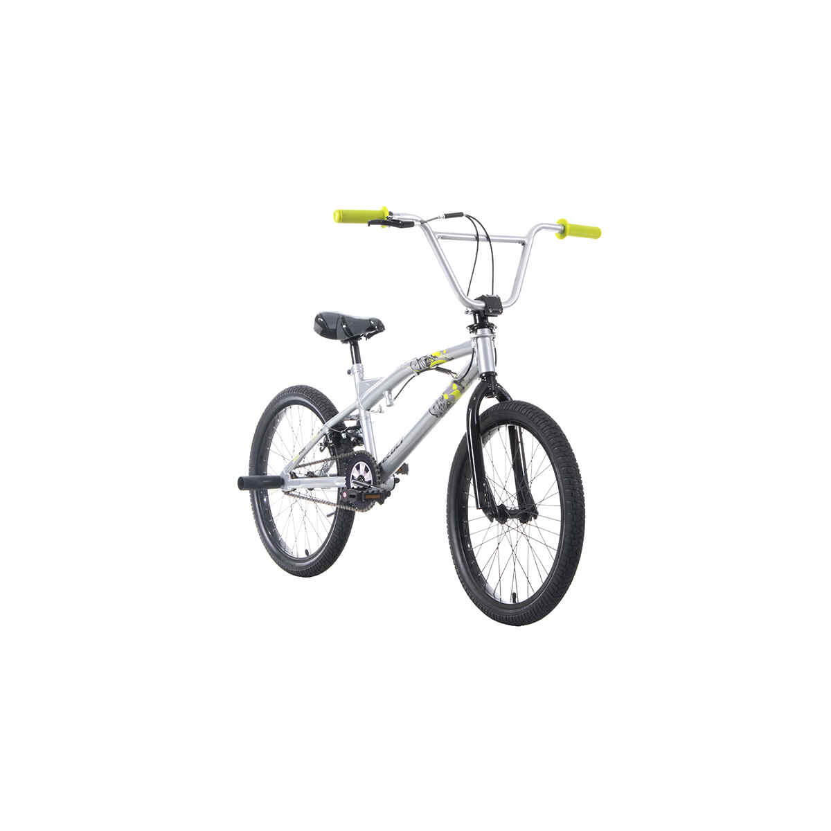 Bicicleta Veloci BMX Freestyle Rodada 20 Plata Urbana