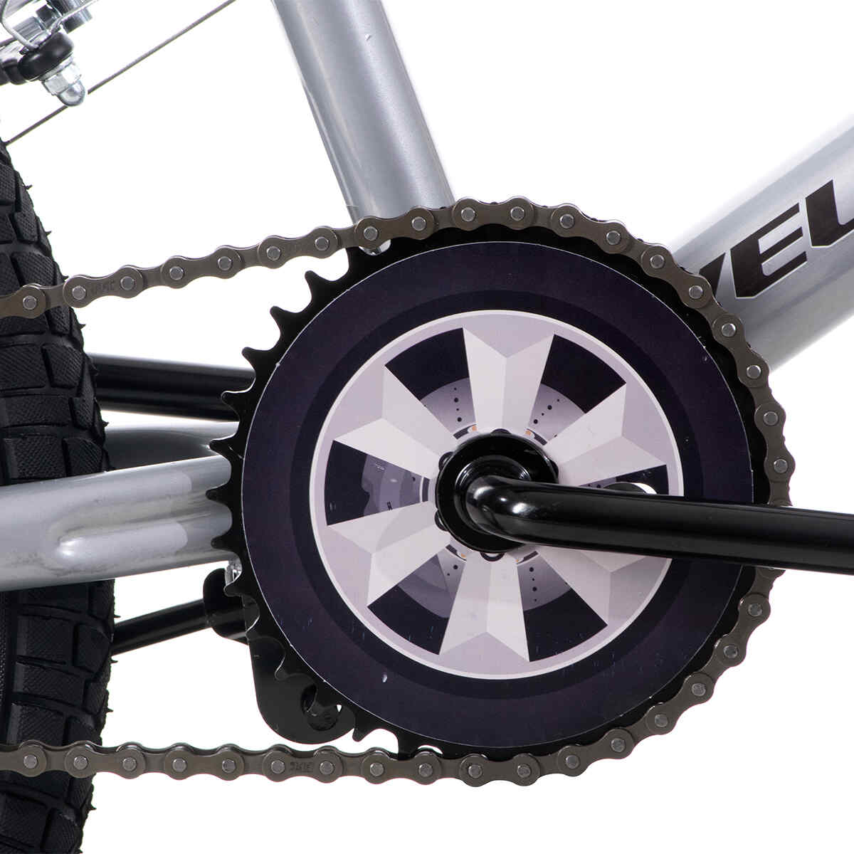 Bicicleta Veloci BMX Freestyle Rodada 20 Plata Urbana