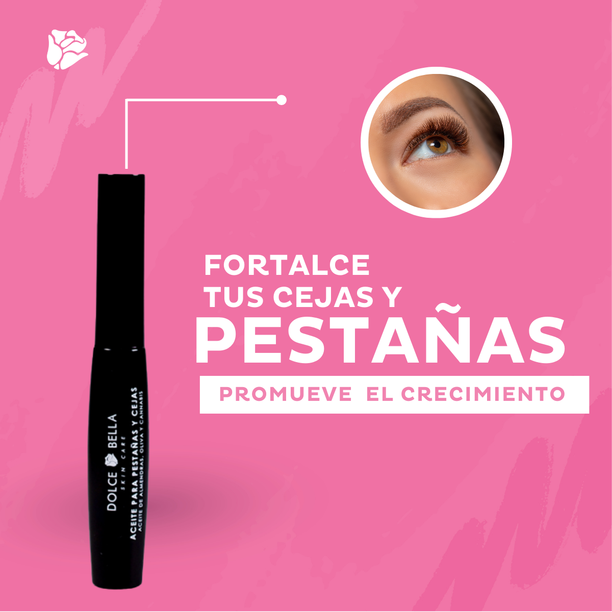 Maquillaje Profesional Aceite Para Cejas Y Pestañas Dolce Bella