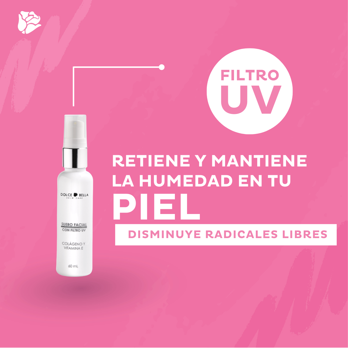 Maquillaje Profesional Suero Facial 60 ml Dolce Della
