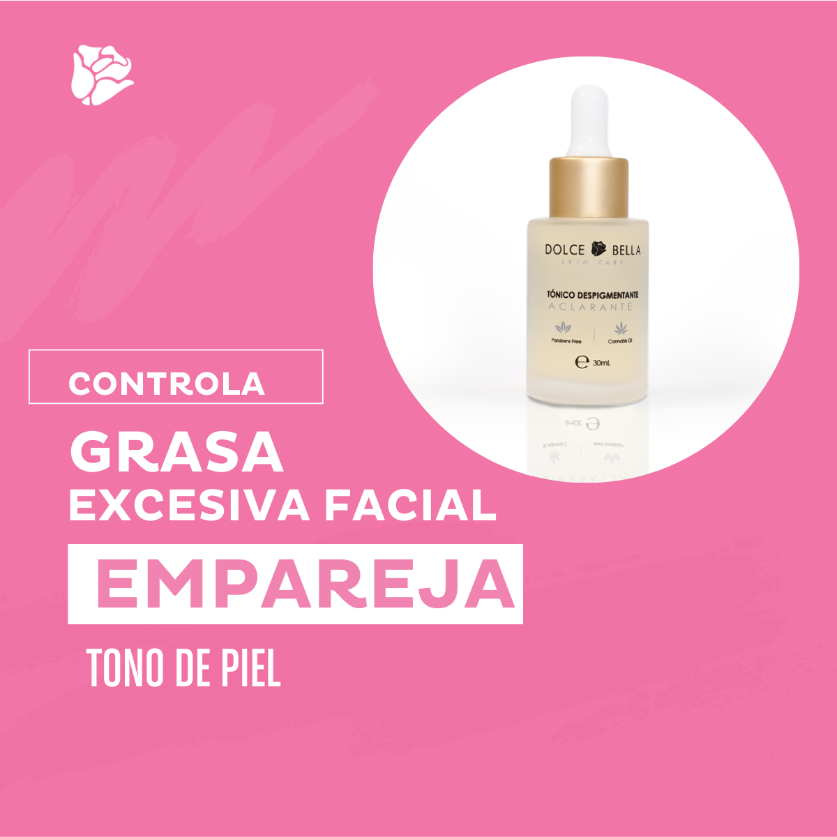 Maquillaje Profesional Tónico Despigmentante Profesional Dolce Bella