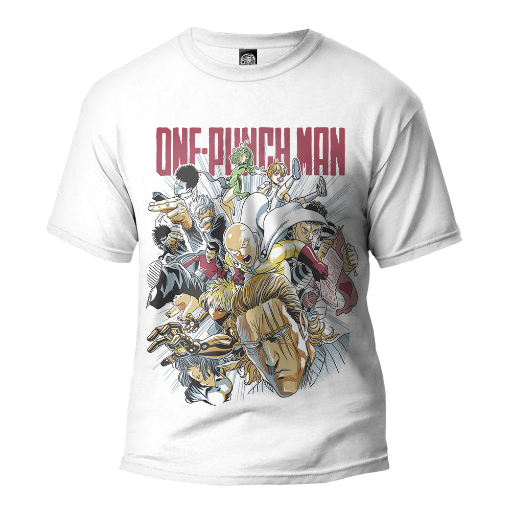 Playera One Punch Man Saitama Genos Tatsumaki 3