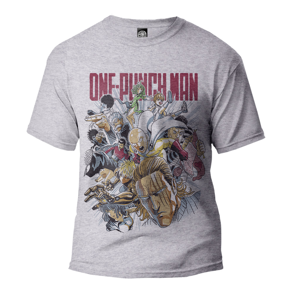 Playera One Punch Man Saitama Genos Tatsumaki 3