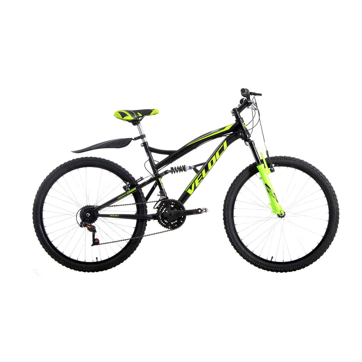 Bicicleta Veloci Everest Rodada 26 Negro De Montaña