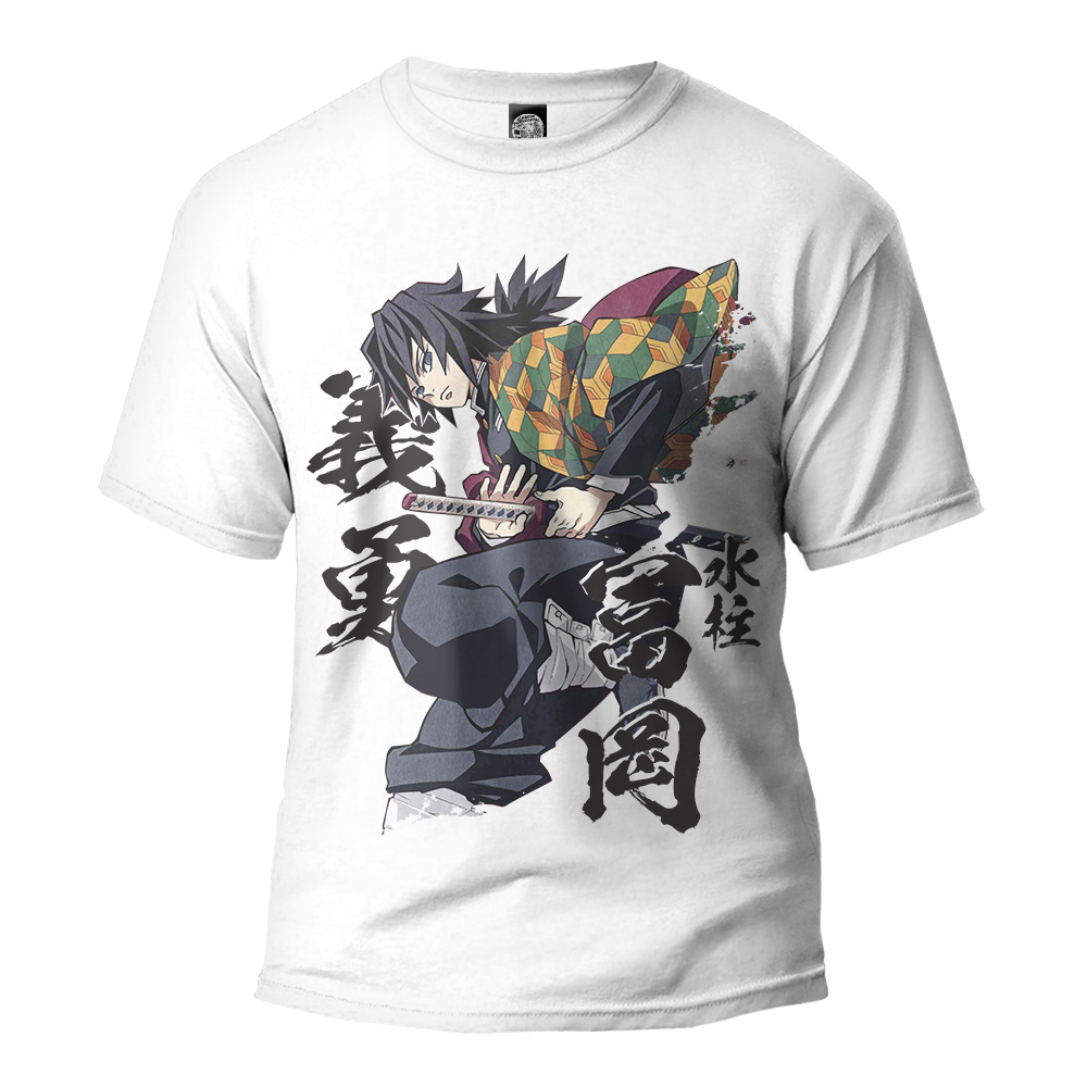 Playera Giyu Tomioka Kimetsu No Yaiba Demon Slayer Tanjiro