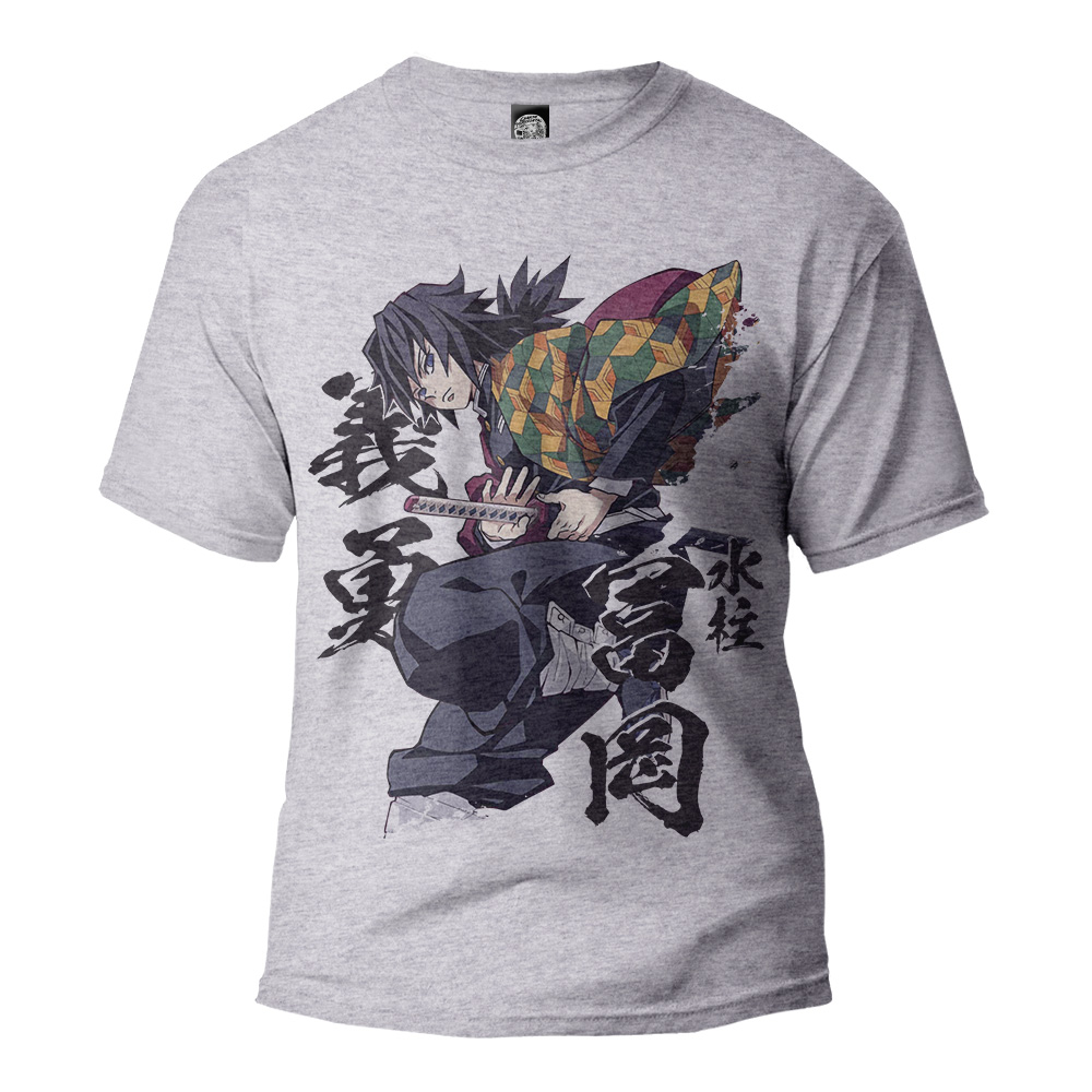Playera Giyu Tomioka Kimetsu No Yaiba Demon Slayer Tanjiro