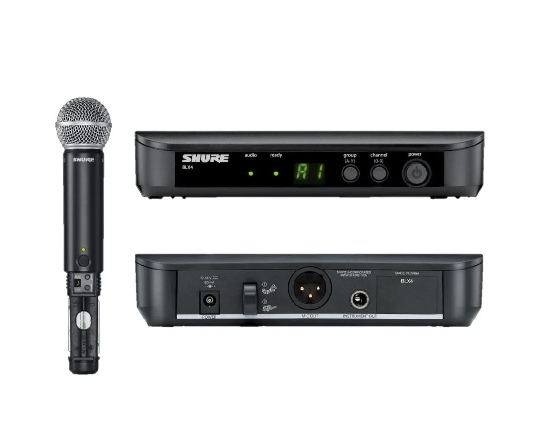 Sistema Inalámbríco Con Micrófono De Mano Shure Blx24/b58