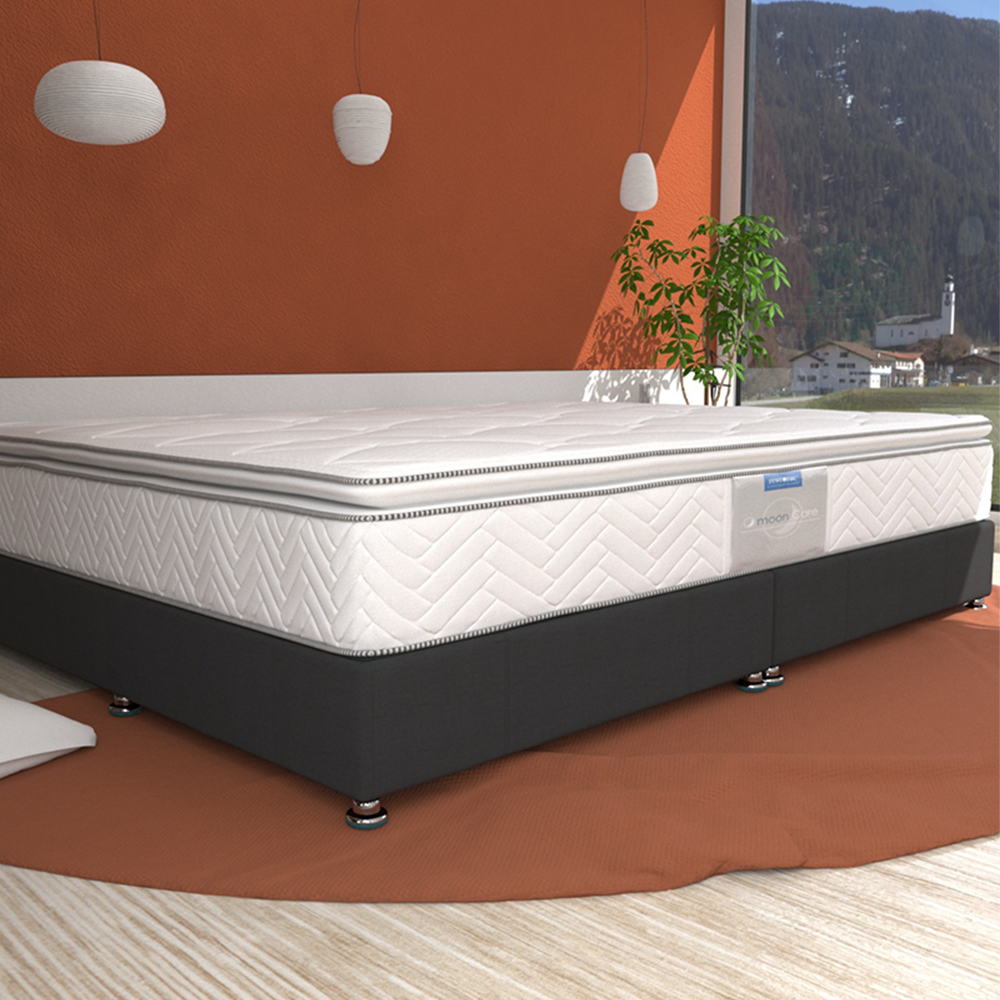 Colchón King Size Lenno Restonic Ortopédico Con Colchoneta PILLOW TOP 100% Hipoalergénico