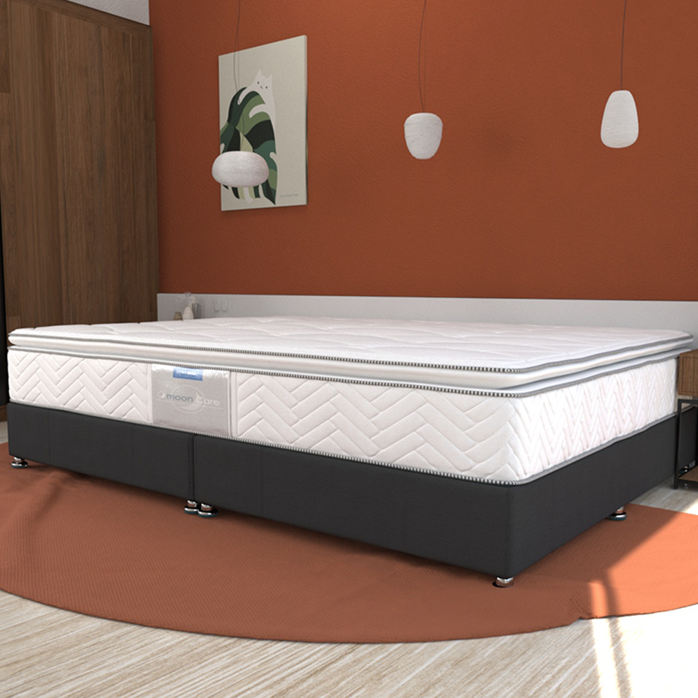 Colchón King Size Lenno Restonic Ortopédico Con Colchoneta PILLOW TOP 100% Hipoalergénico