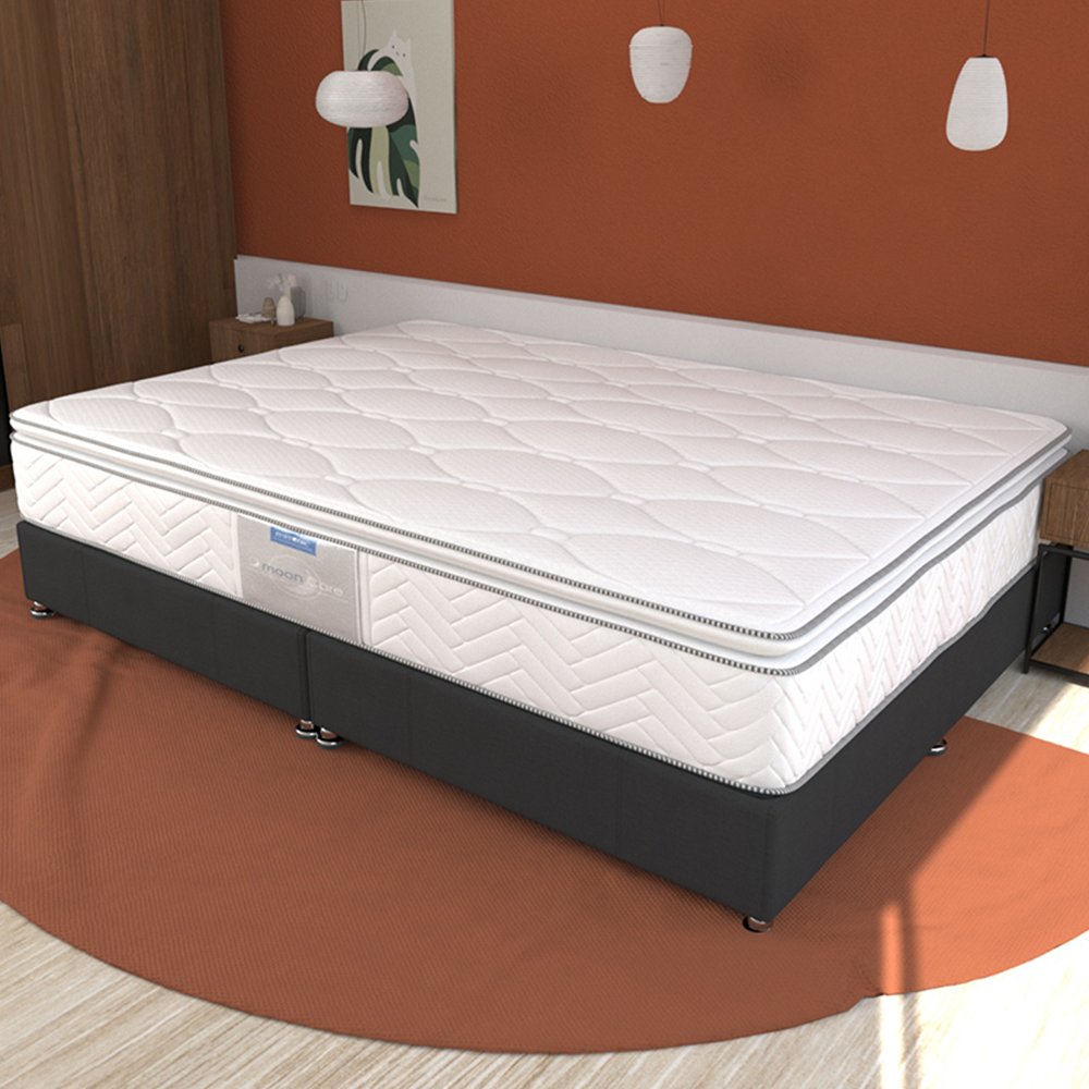 Colchón King Size Lenno Restonic Ortopédico Con Colchoneta PILLOW TOP 100% Hipoalergénico