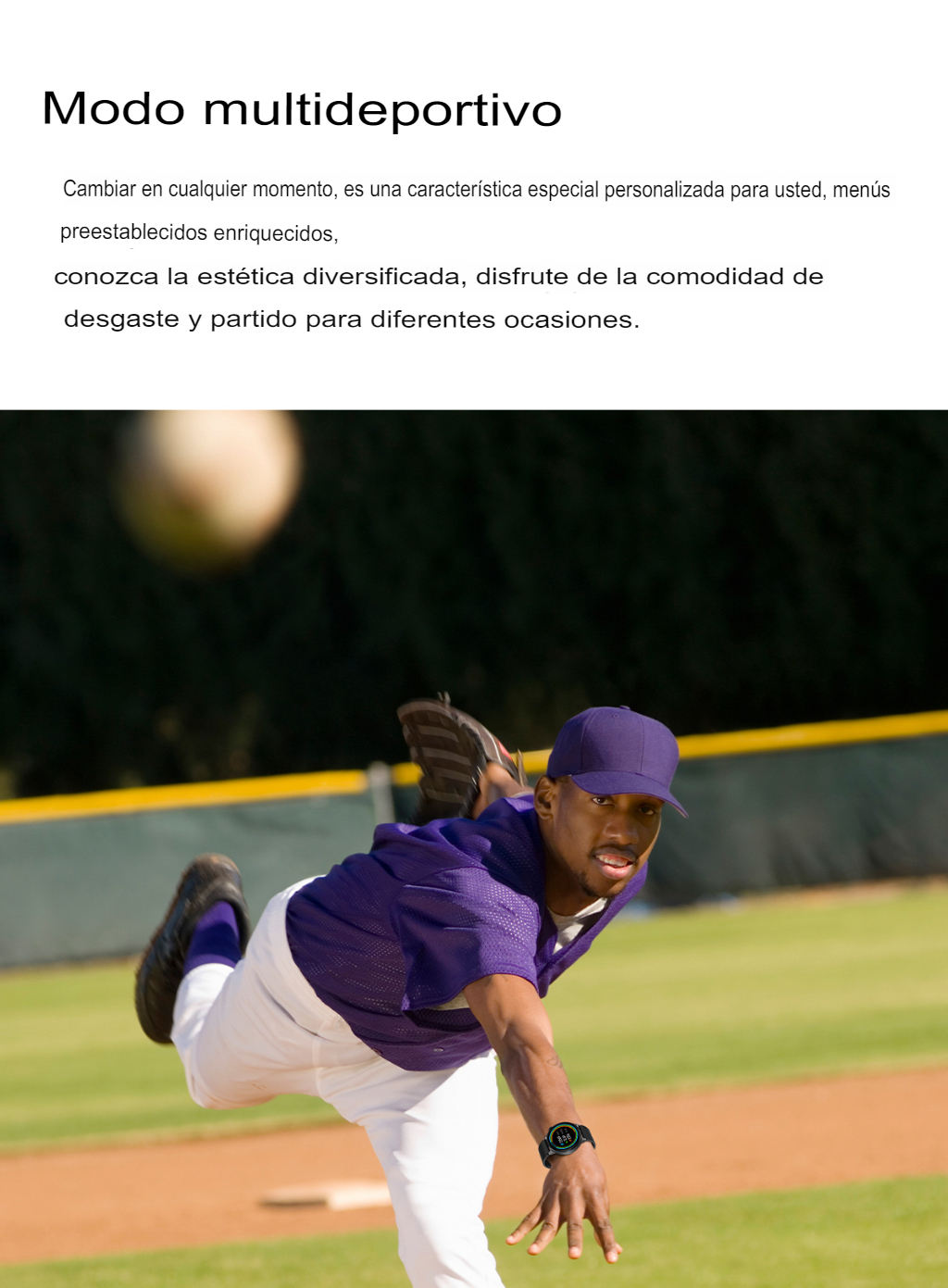 Reloj inteligente DT4 plus, Con Reproductor de música, asistente de voz, bluetooth llamadas, GPS, carga inalámbrica, modo multi deporte, frecuencia cardiaca, color Negro