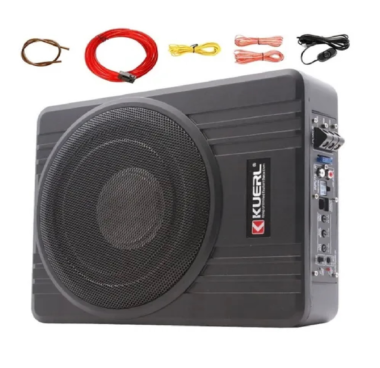 Subwoofer Amplificado 10 Pulgadas 600w Bajos Para Auto