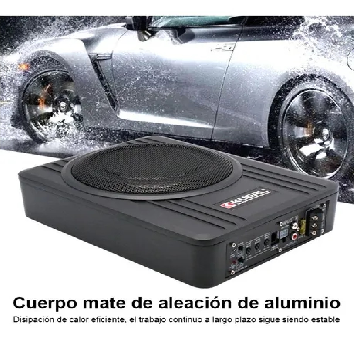 Subwoofer Amplificado 10 Pulgadas 600w Bajos Para Auto