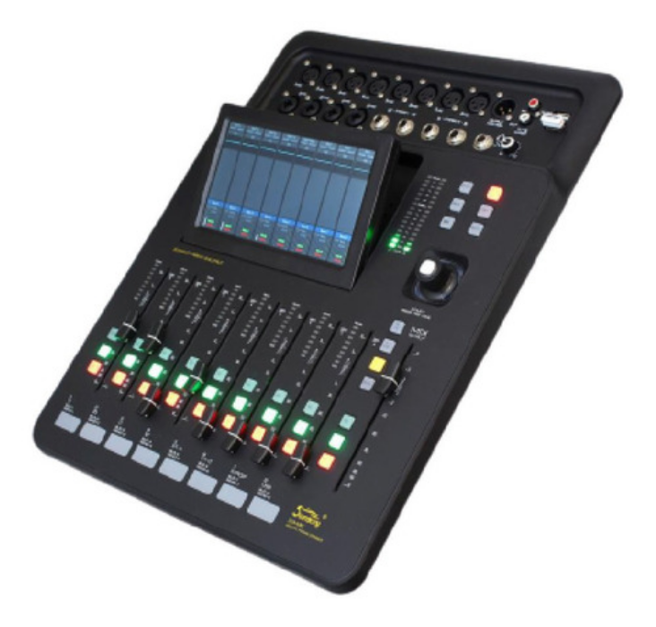 Mezcladora Digital 20 Canales WiFi Motorizada Soundking DM20-Negro