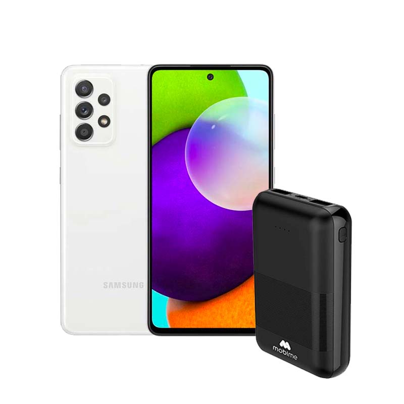 Combo Motorola Moto G60 128GB 4GB Negro + MOBIME Cargador Portátil 10,000mAh	