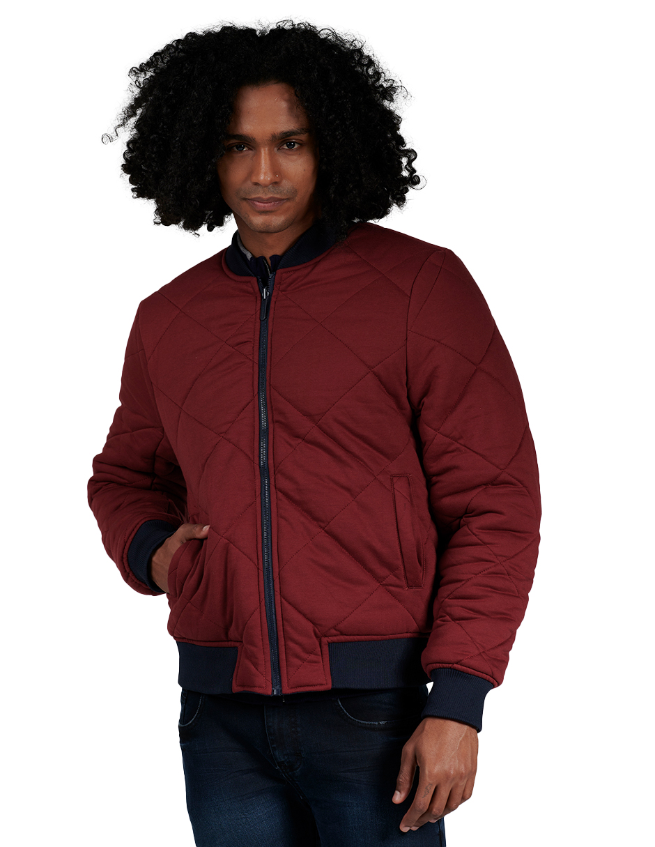 Chamarra Tipo Bomber Reversible Para Hombre Generra 228410