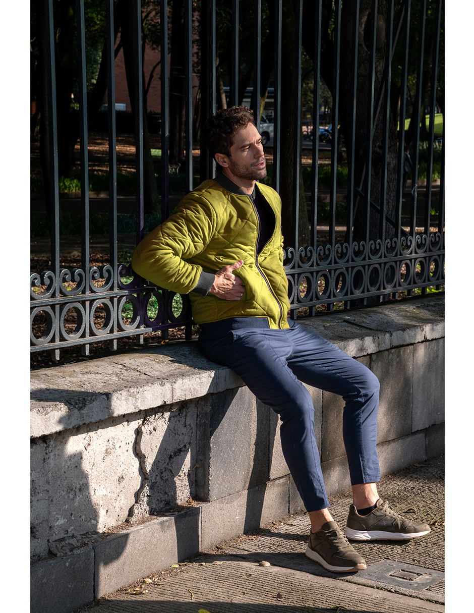Chamarra Tipo Bomber Reversible Para Hombre Generra 228410