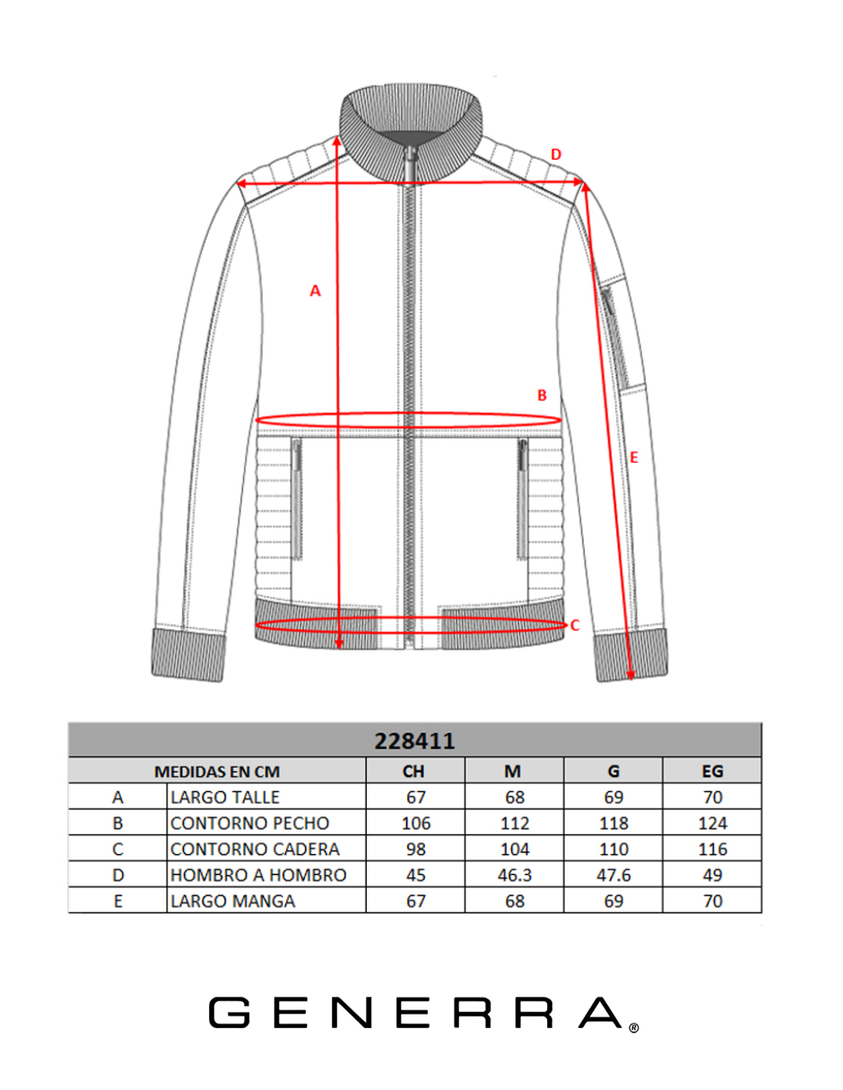 Chamarra Casual Para Hombre Generra 228411