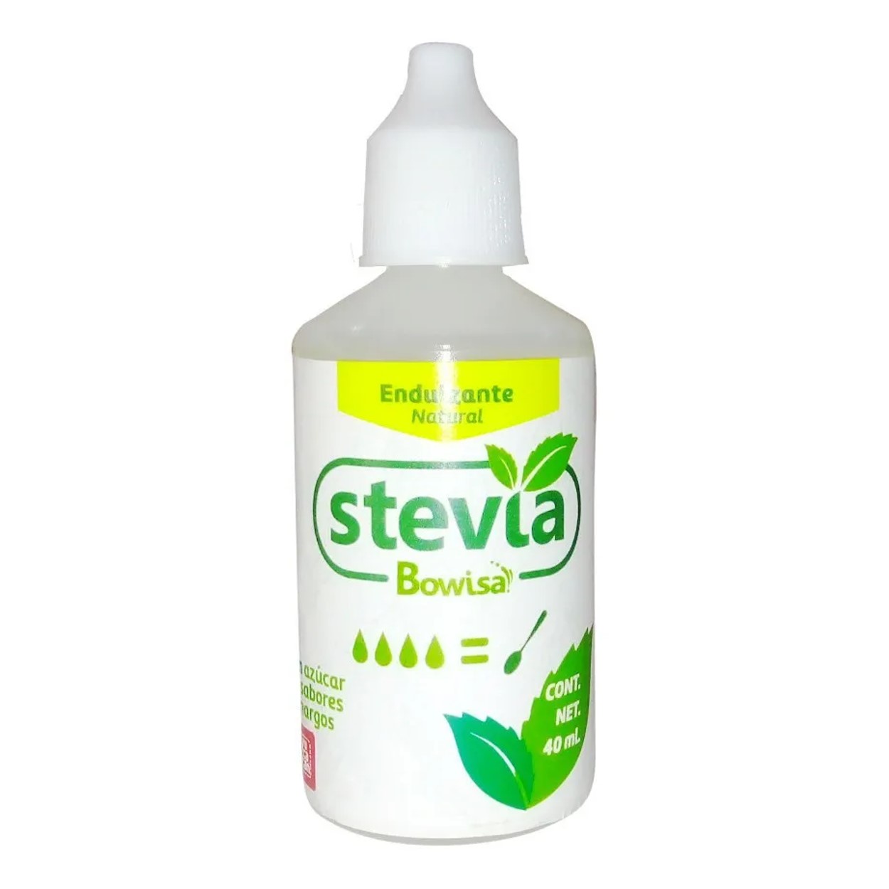 Extracto De Stevia Líquida Natural 40 Ml. Sin Sabor Amargo