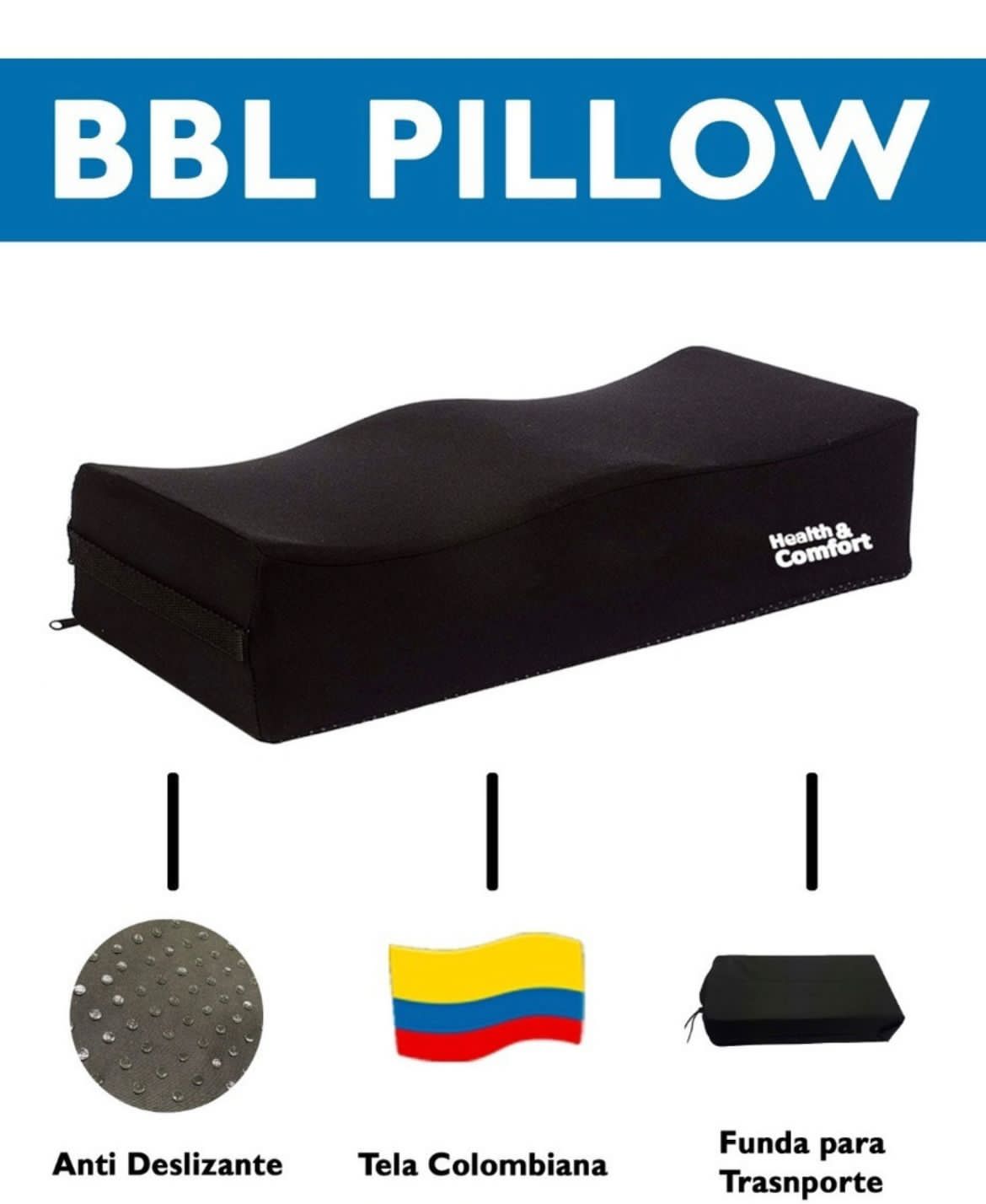 Cojin De Gluteos Postquirurgico Y Uso Diario BBL PILLOW