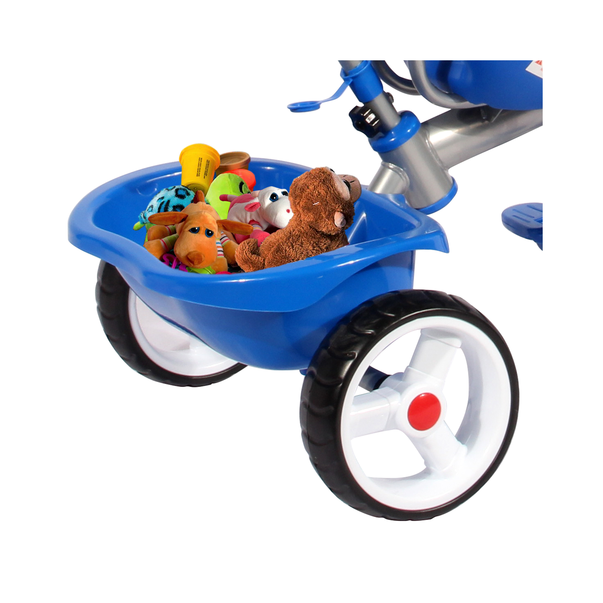 Triciclo Apache Tiburón 3 En 1 Tipo Carriola Bolsita al Frente y Cajuela