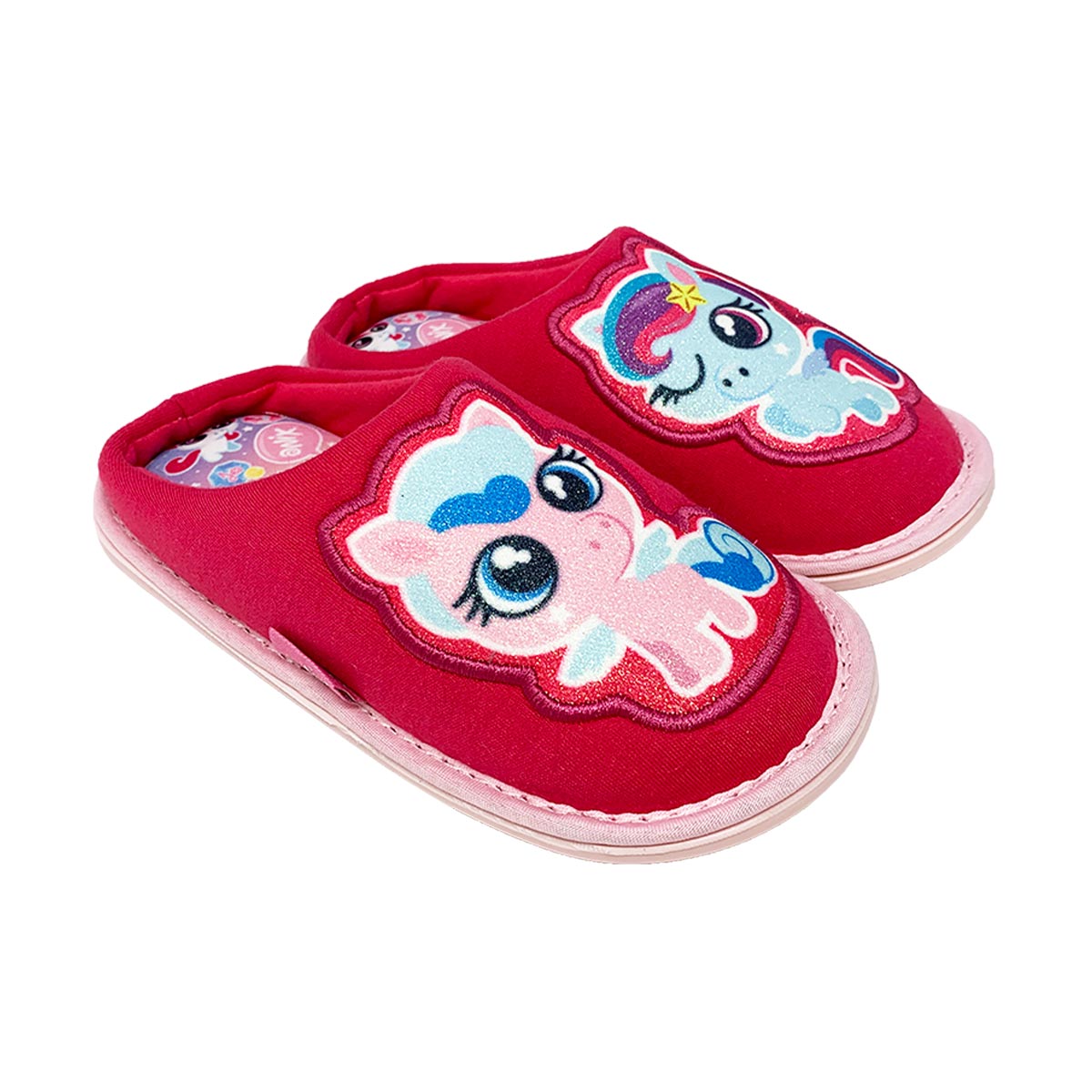 Pantuflas Para Niña Onix Pony Fucsia