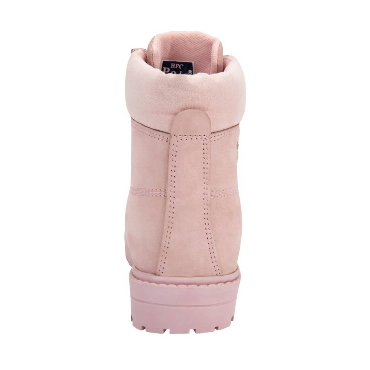 Botas rosas HPC Polo tipo hiker de piel nobuck, mod. 1056768