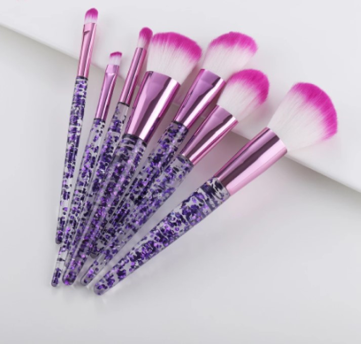 Set 10 Brochas Maquillaje Profesional Cepillos Ojos Bonita