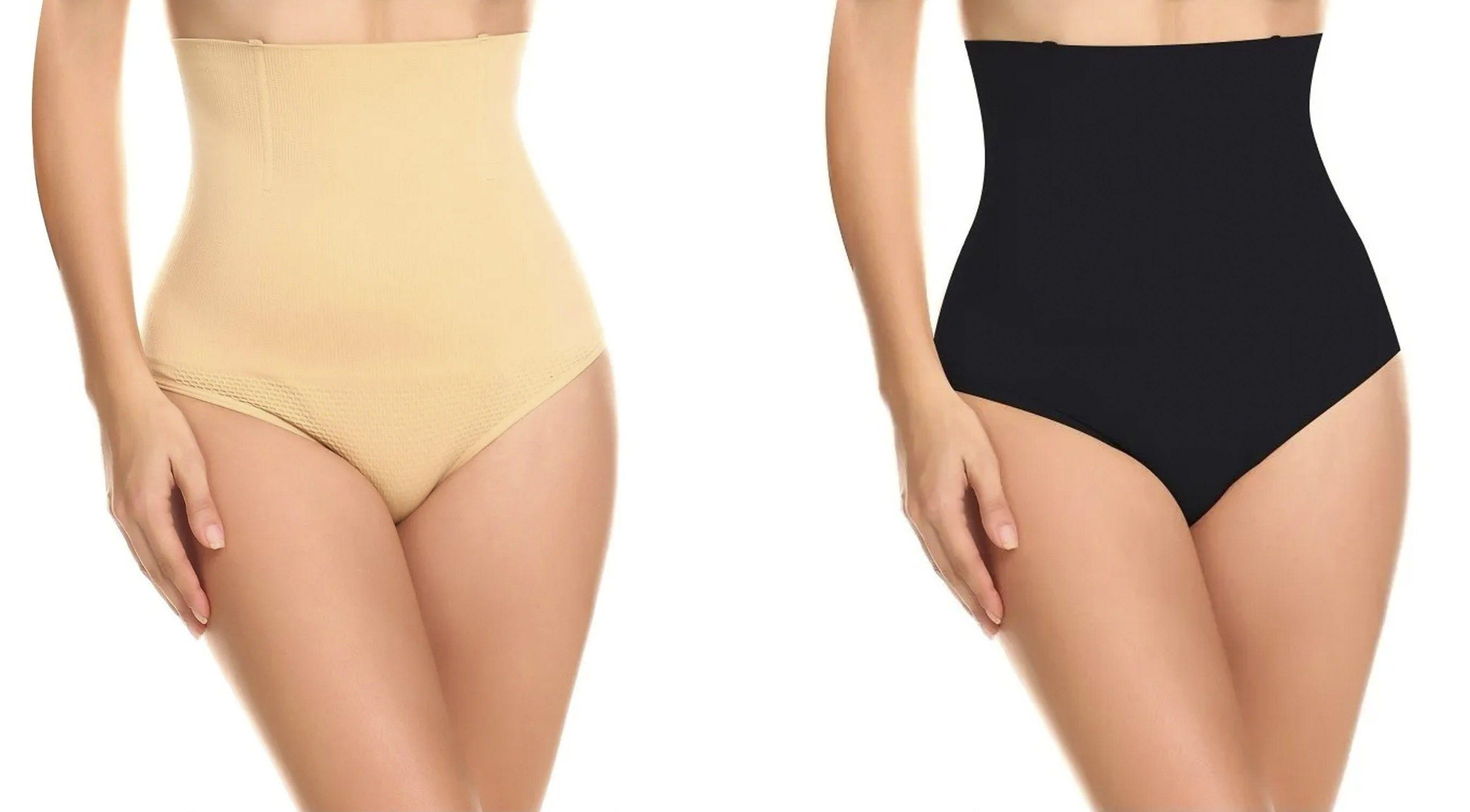 Paquete de 2 Fajas Altas Tipo Tanga Tatys Fashion Con Compresión Fuerte.