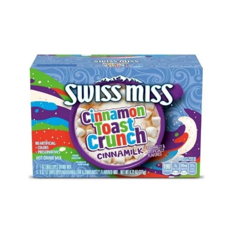 Chocolate Swiss Miss Cinnamon Toast Crunch 275 grs *importado*