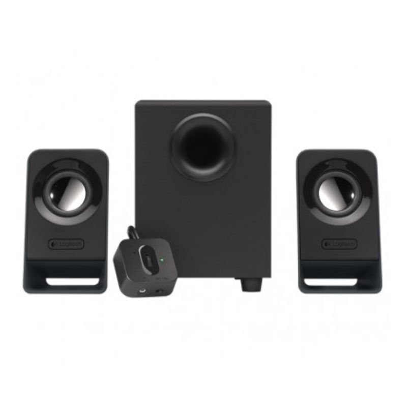Bocinas Logitech Z213 Con Subwoofer 2.1 Sonido Envolvente Negro