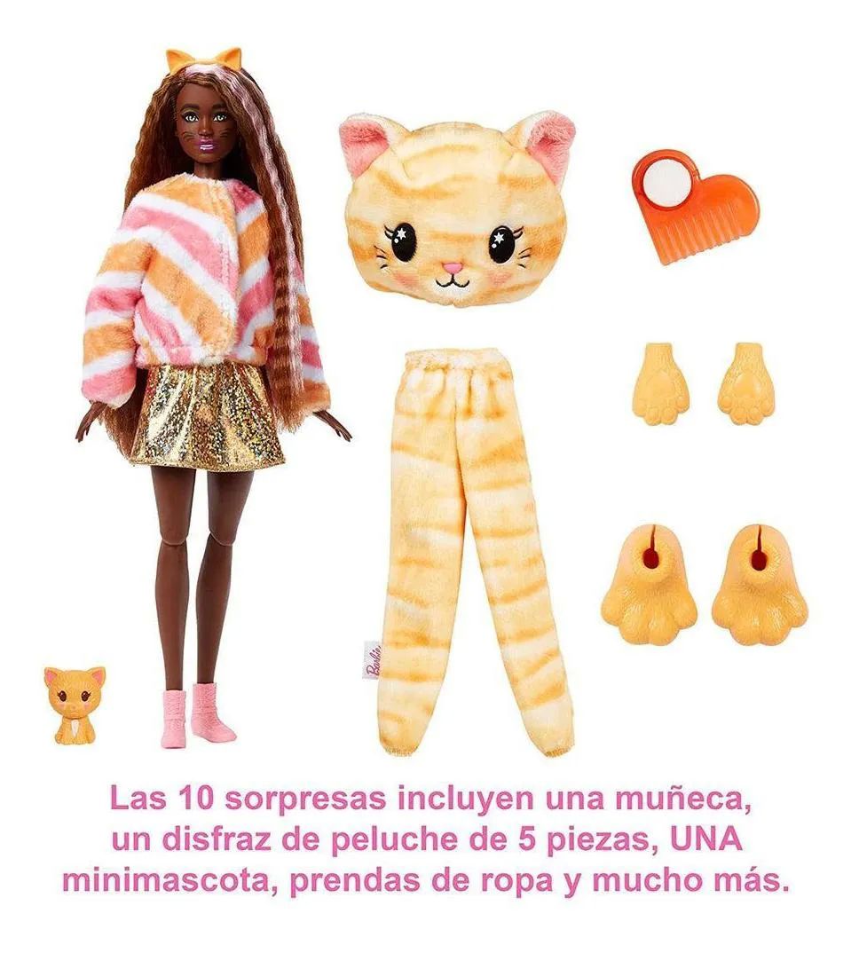 Barbie Cutie Reveal Gatito
