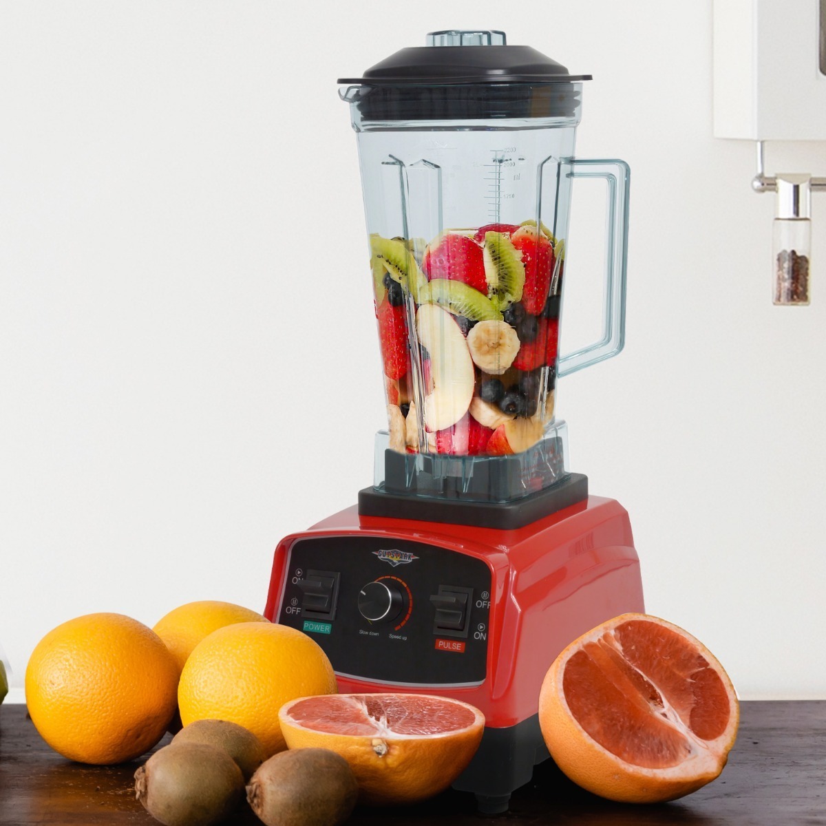 Licuadora Profesional 1500w 2.2l Blender 6 Aspas Industrial