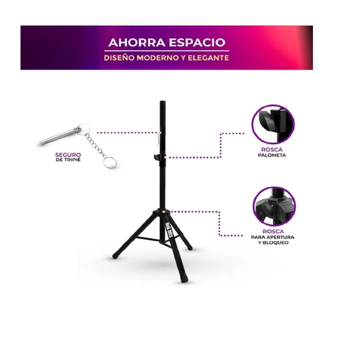 Tripie Para Bocina Bafle De 8 12 15 , Link Bits 