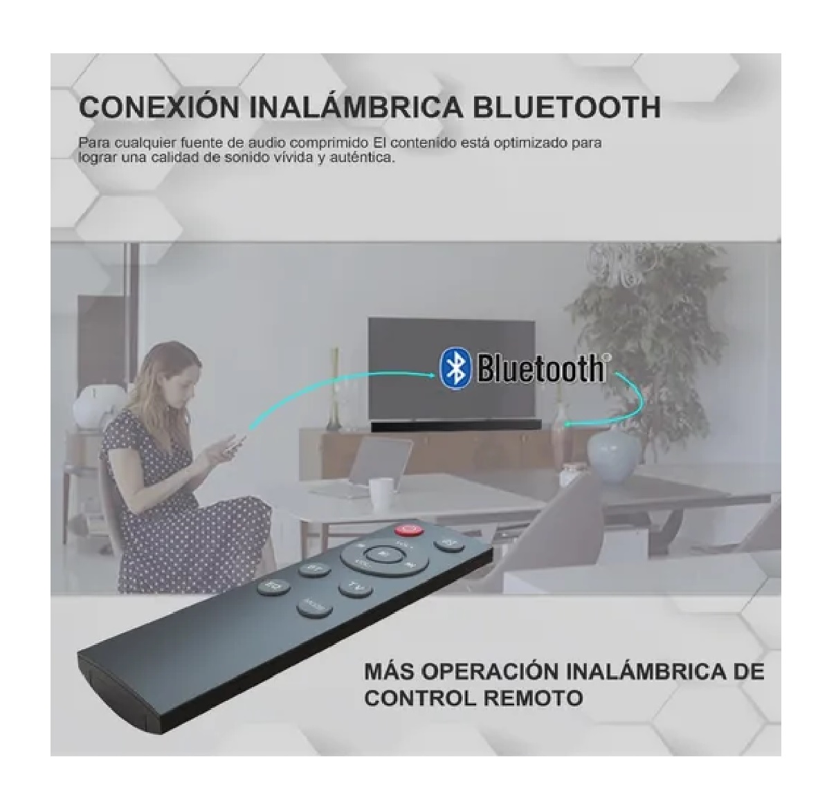 Barra De Sonido Bocina Bluetooth Recargable Soundbar 40w